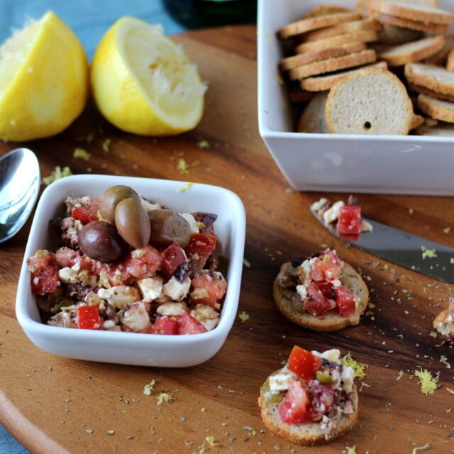 Greek Tapenade The Wooden Skillet