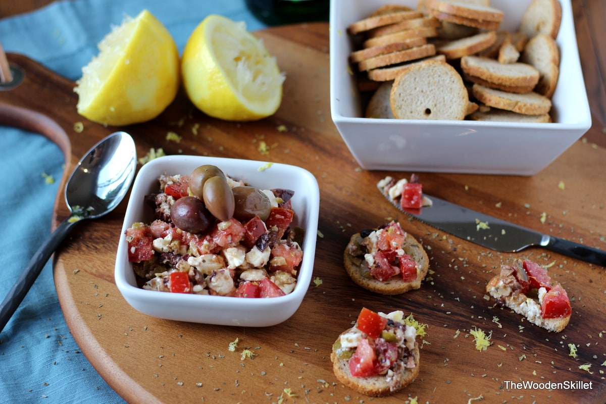 Greek Tapenade The Wooden Skillet