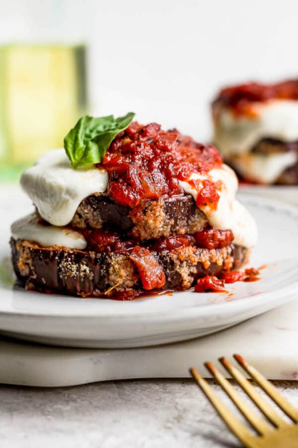 Baked Eggplant Parmesan - The Wooden Skillet