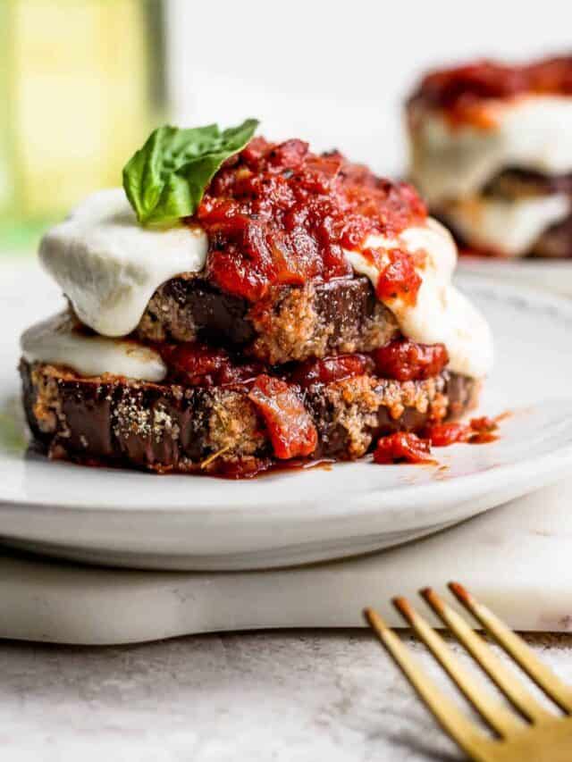 Baked Eggplant Parmesan Story