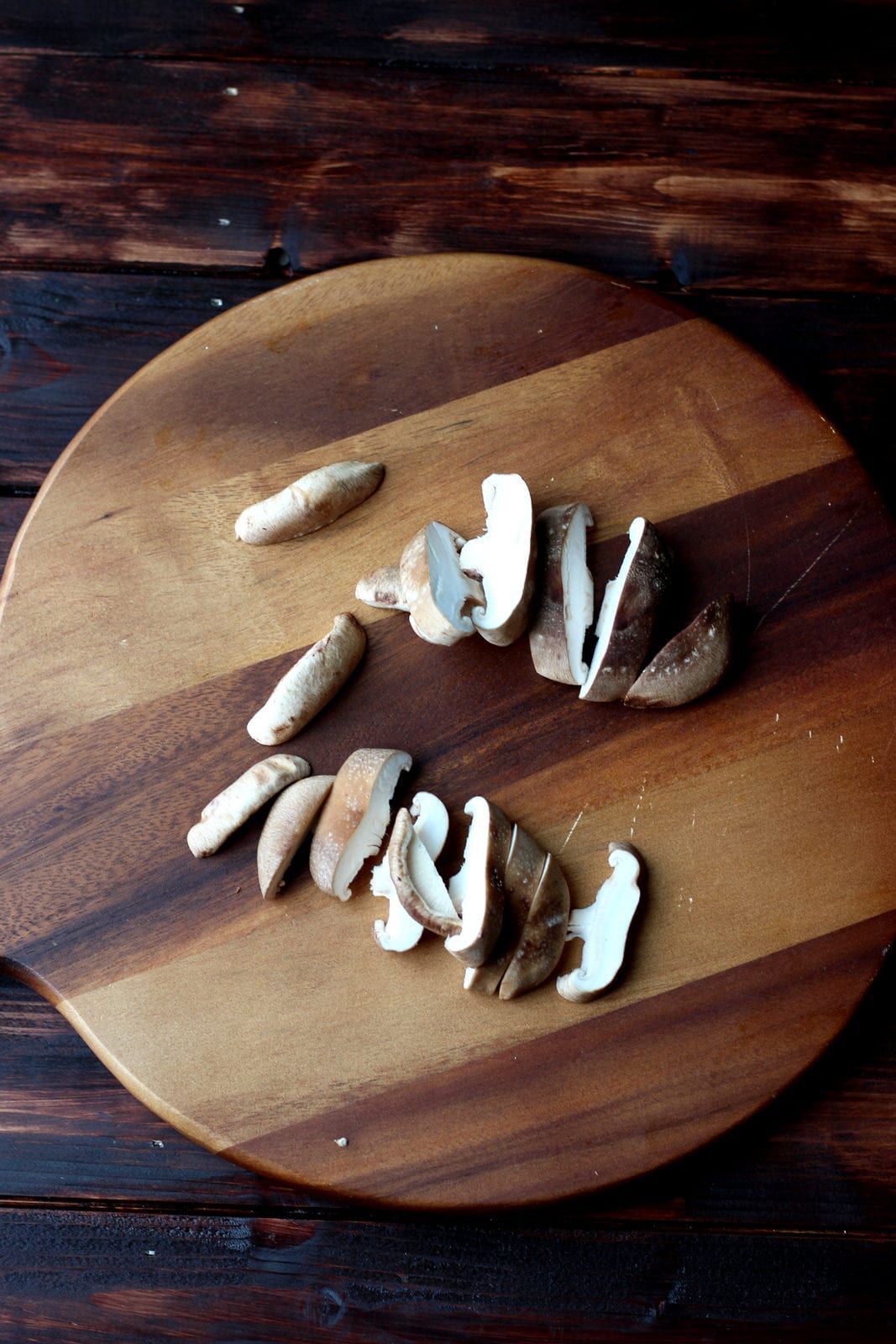 Shiitake Mushrooms for Miso Salmon