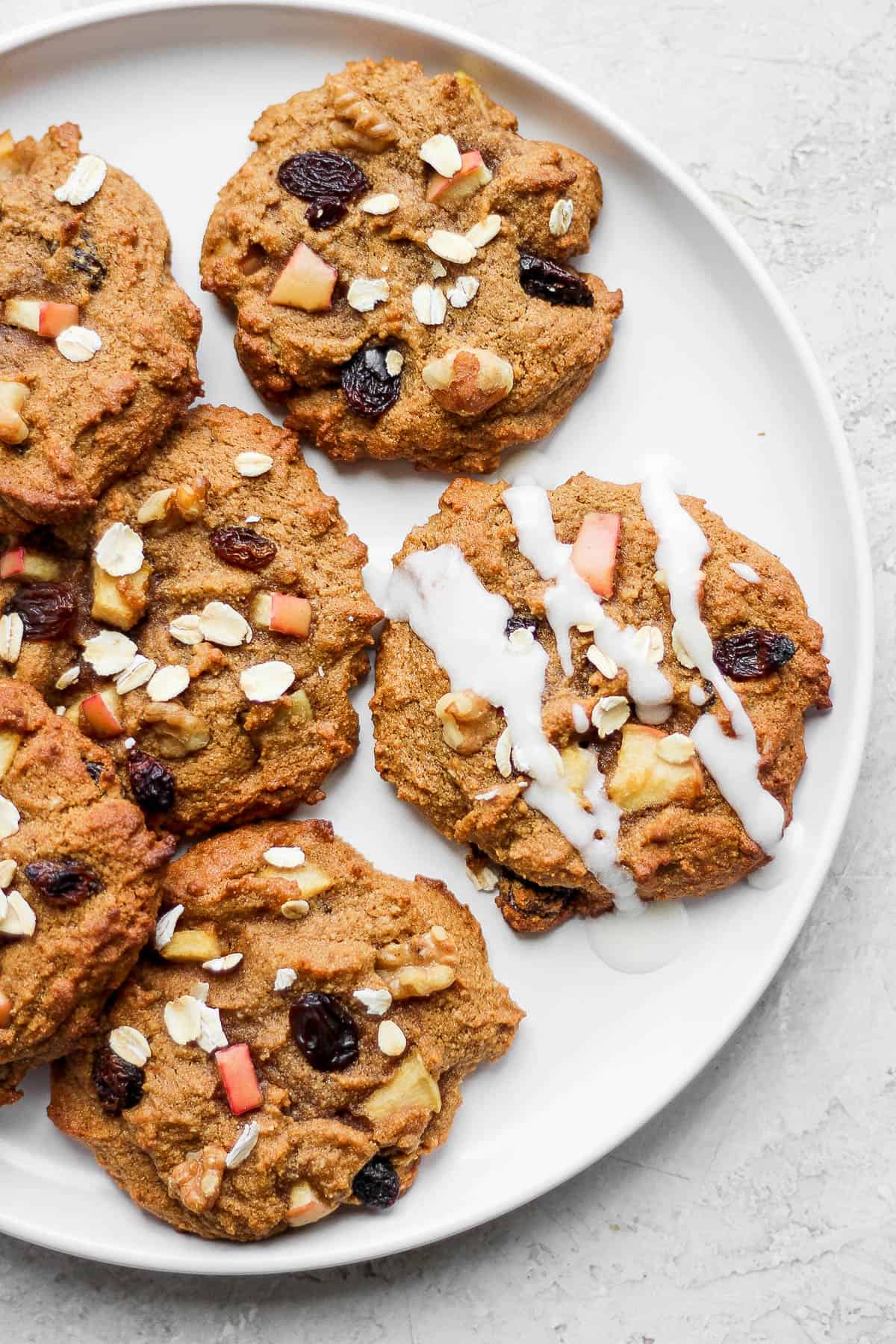 Sweet Apple Cookies - The Wooden Skillet