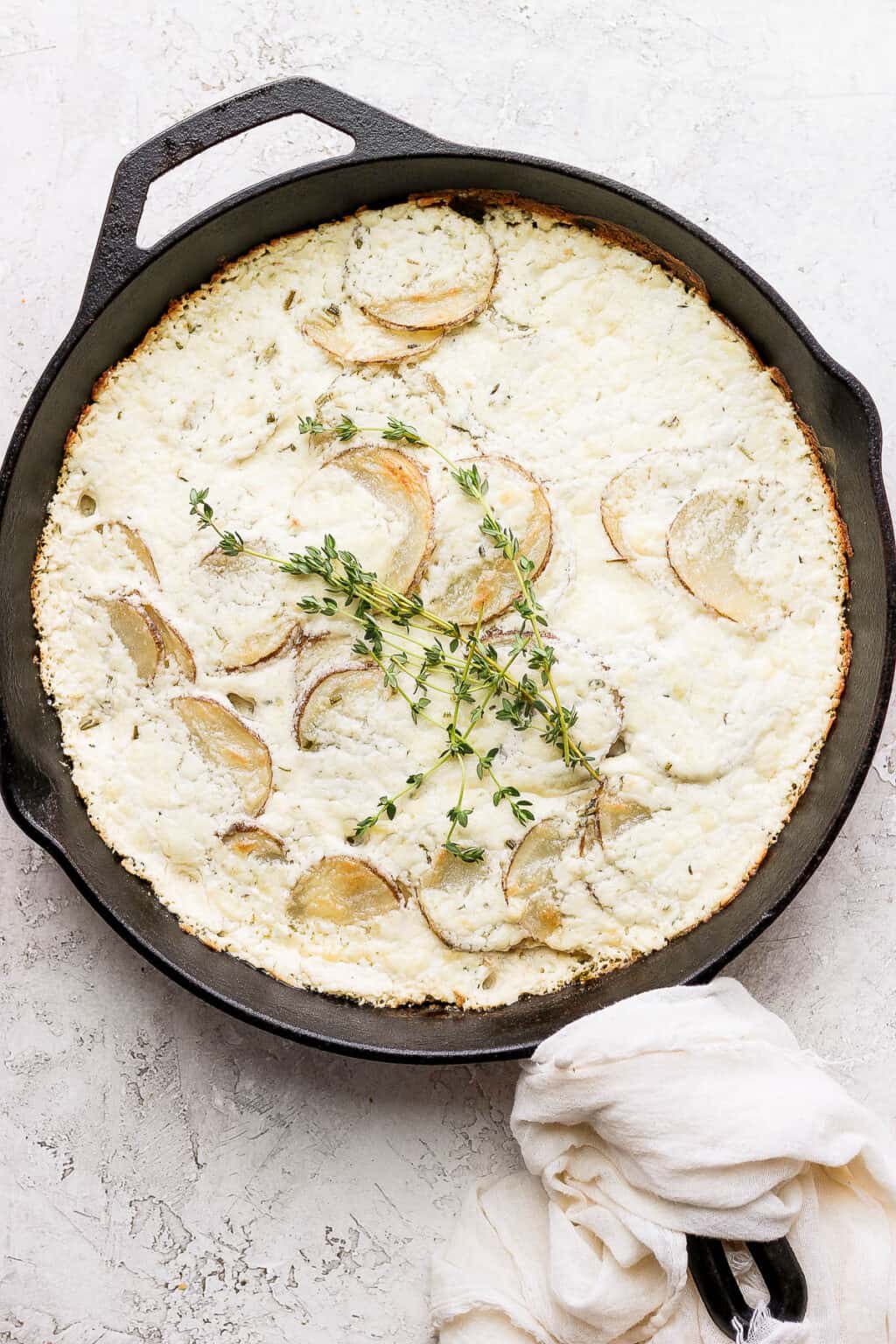 Goat Cheese Potatoes Au Gratin The Wooden Skillet