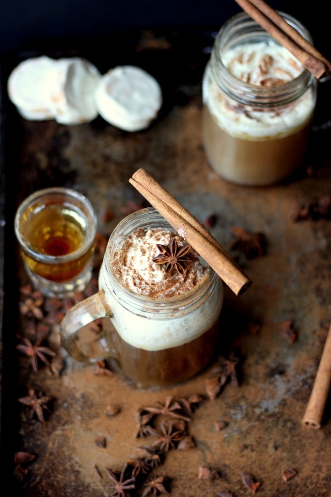 Cozy Hot Buttered Rum - the perfect holiday cocktail recipe! thewoodenskillet.com #foodphotoography