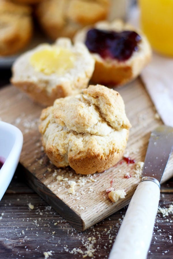 Ghee Breakfast Biscuits + Grape Preserve