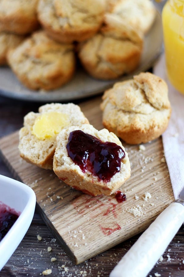 Ghee Breakfast Biscuits + Grape Preserve