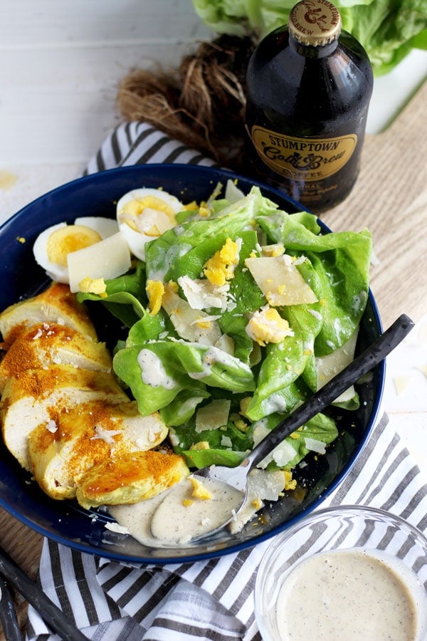 Ghee + Turmeric Chicken Caesar Salad