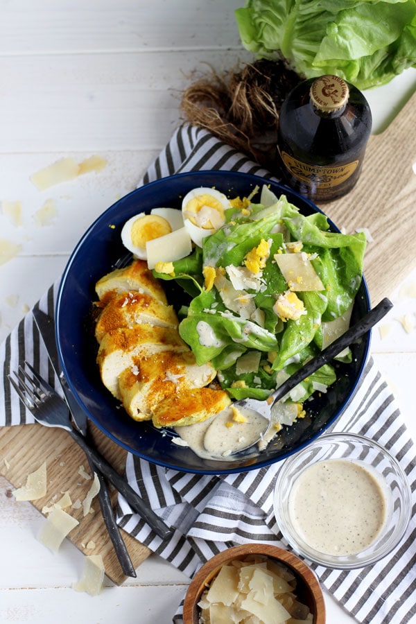 Ghee + Turmeric Chicken Caesar Salad 