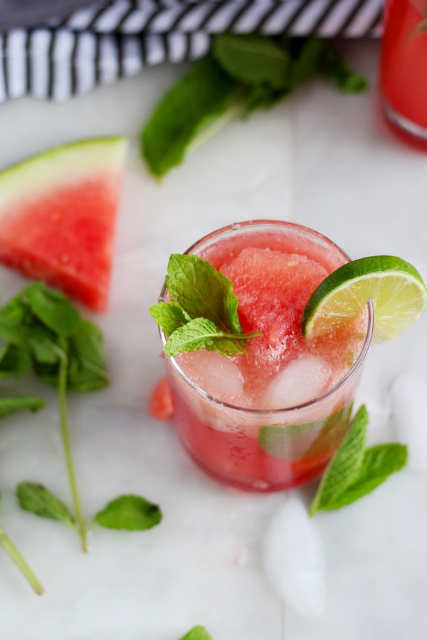 Sweet Watermelon Mint Summer Spritzer 