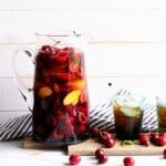 Infused Black Tea + Sweet Honey Whiskey - the perfect summer cocktail! thewoodenskillet.com