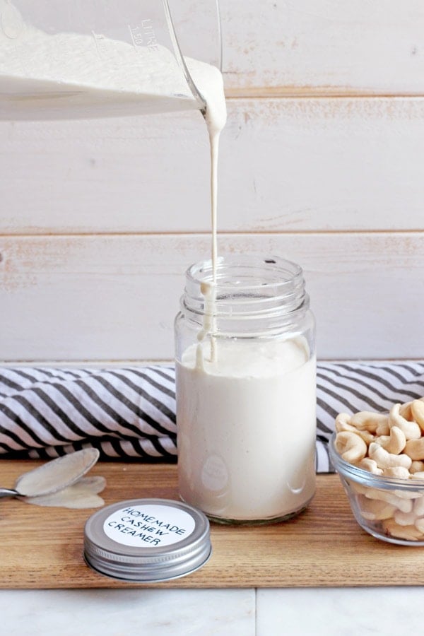 Cashew Coffee Creamer - The Wooden Skillet