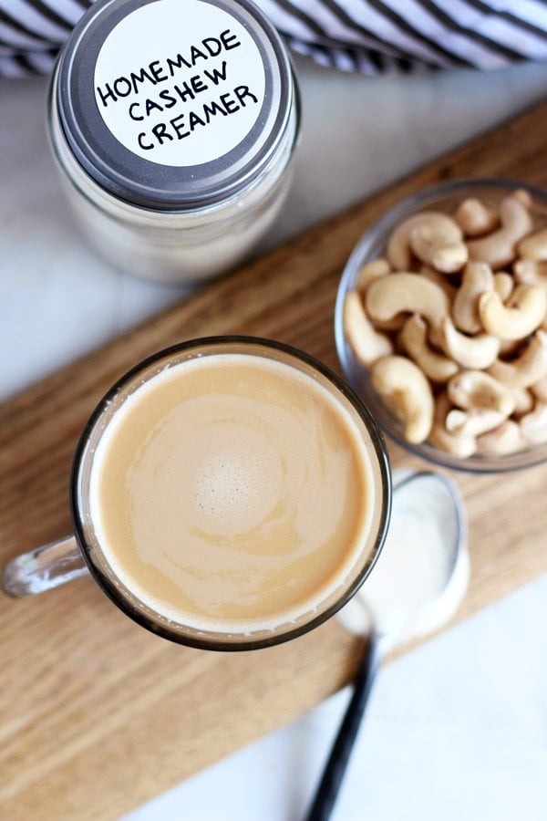 Cashew Coffee Creamer - The Wooden Skillet