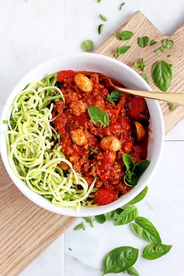 Whole30 Bolognese Mushroom Sauce