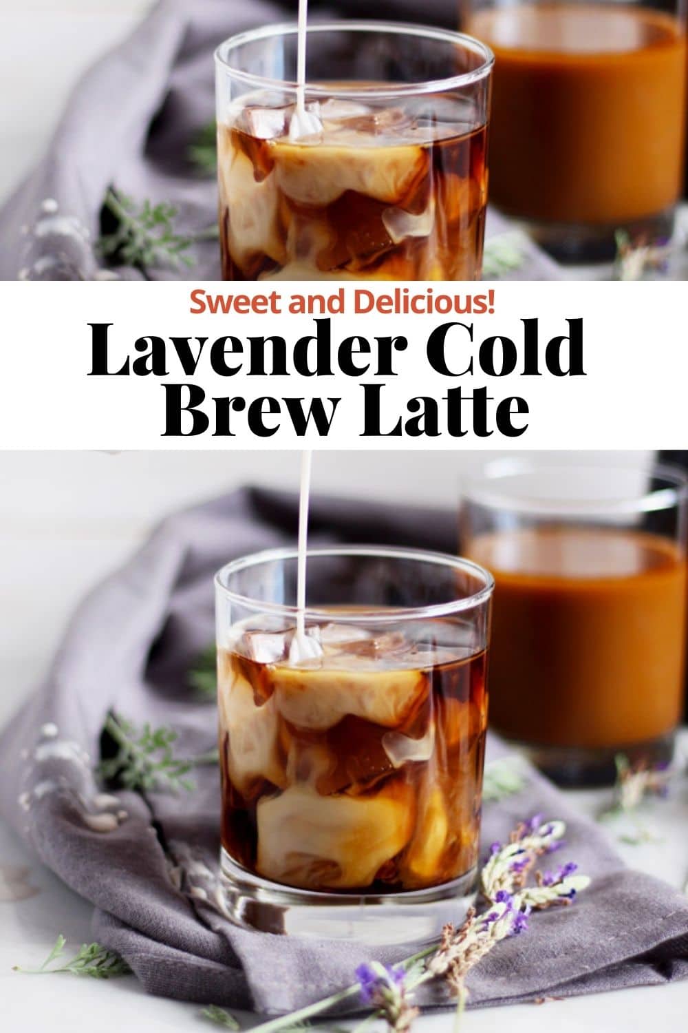 Cold brew latte, 3 ways, Recipe