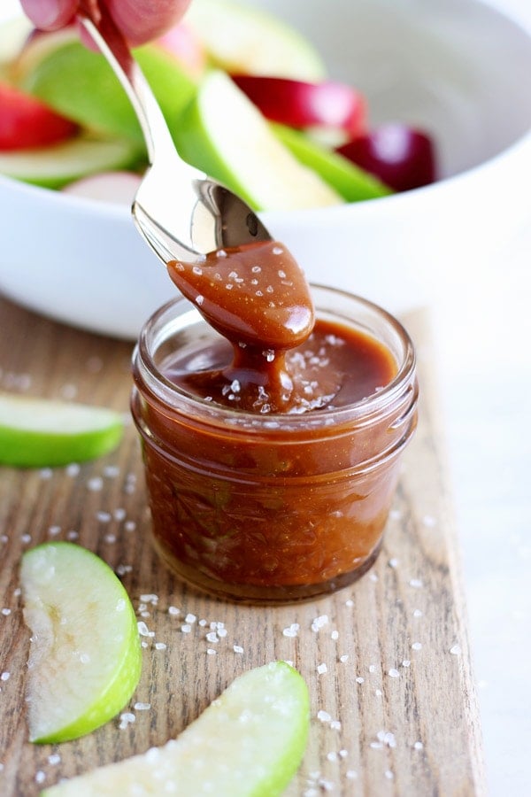 Easy Vegan Salted Caramel Sauce