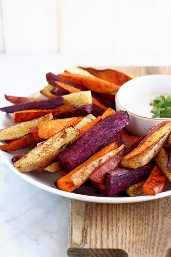 Easy Cinnamon Sweet Potato Sticks 