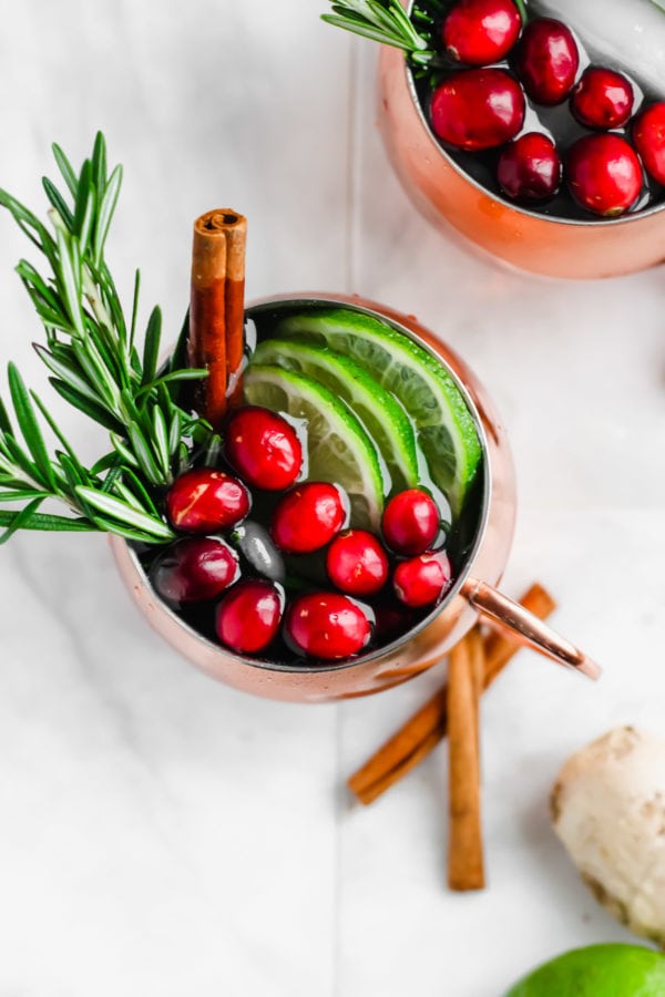 Cranberry Smash Moscow Mule
