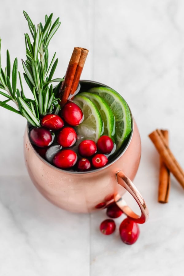 Cranberry Smash Moscow Mule 