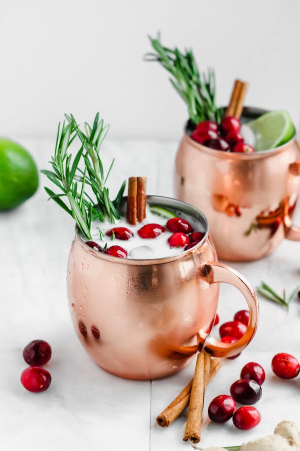 Cranberry Smash Moscow Mule 