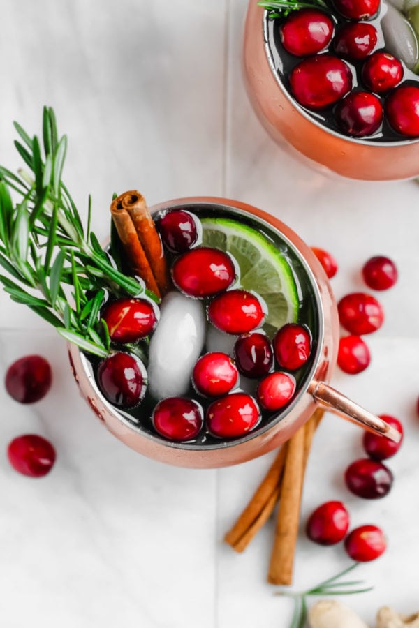 Cranberry Smash Moscow Mule