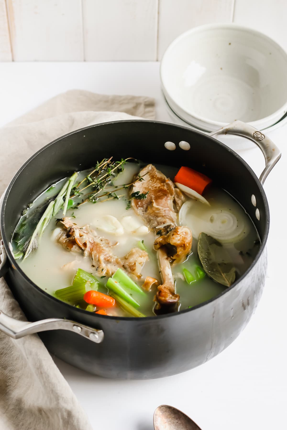 How to Make the Best Homemade Turkey Broth - The Wooden Skillet