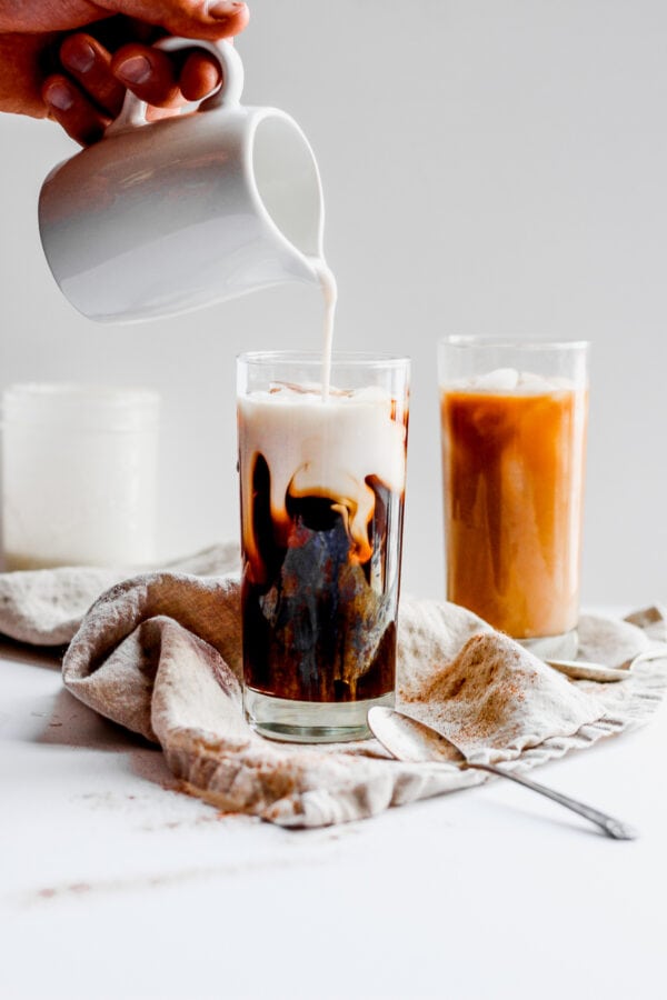 Whole30 Vanilla and Cinnamon Coffee Creamer - The Wooden Skillet