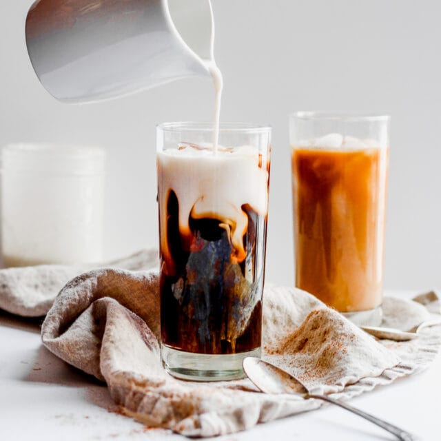 Whole30 Vanilla and Cinnamon Coffee Creamer - The Wooden Skillet