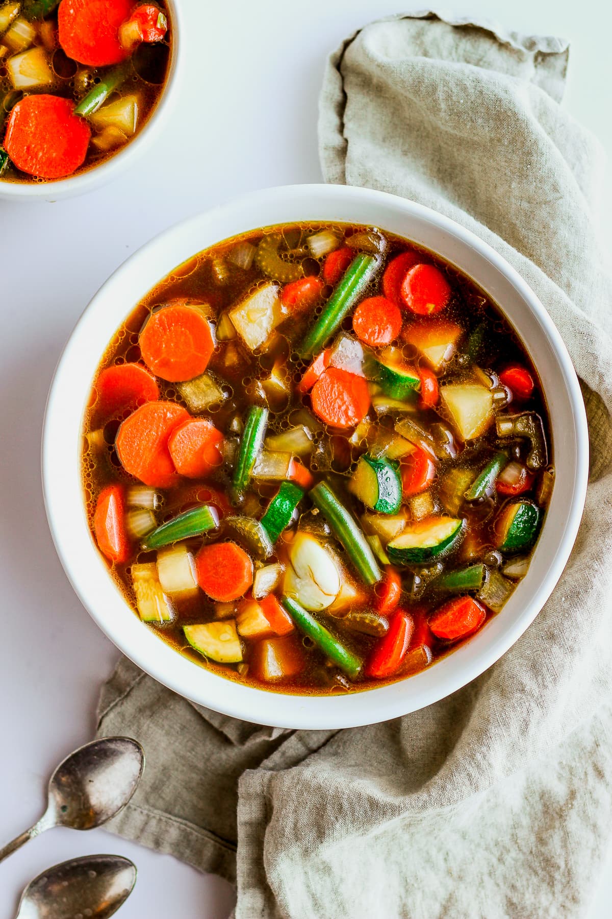 Savory winter vegetable soup recipe.
