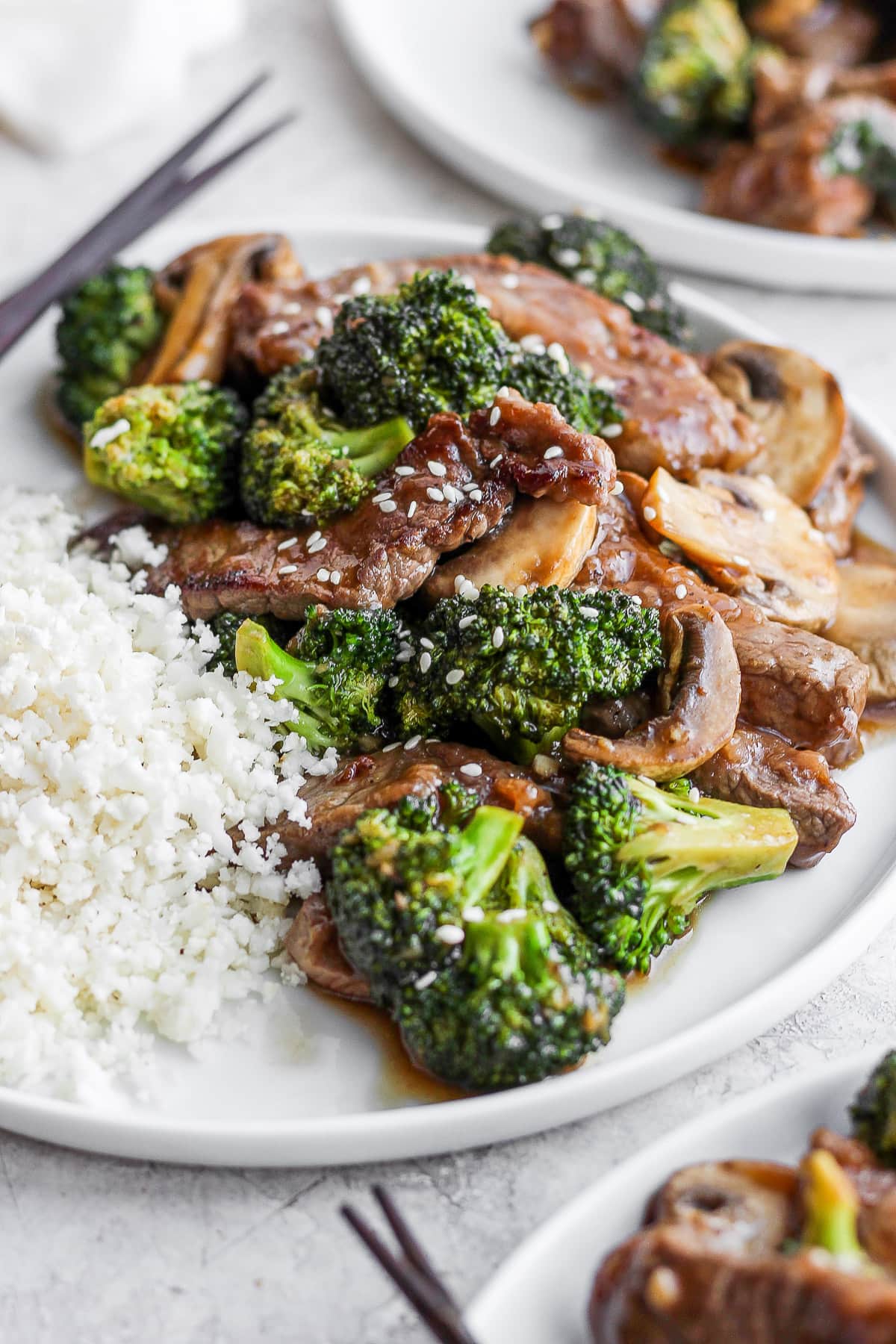 The best beef and broccoli stir fry.