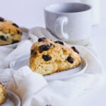 Dairy-Free Chocolate Cherry Scones - a light and delicious way to start your morning! #dairyfree #vegan