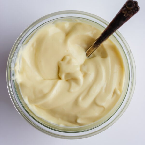 Basic Whole30 Homemade Mayo - an absolute must-have in your fridge!!! #whole30 #paleo