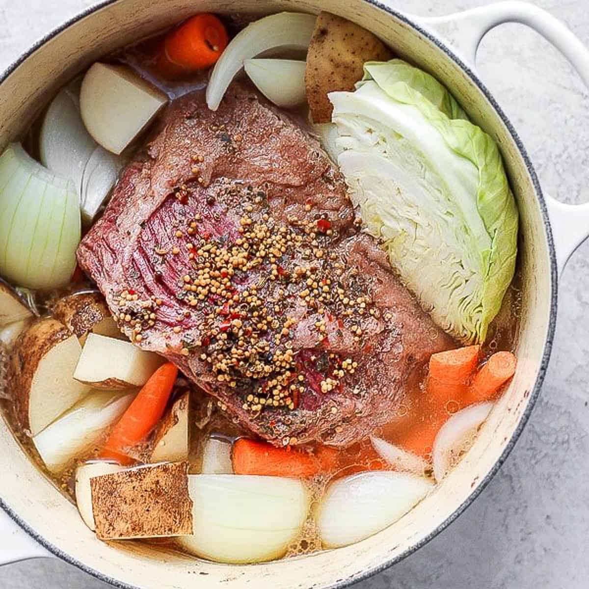 Corned Beef and Cabbage Recipe (Stovetop, Irish)