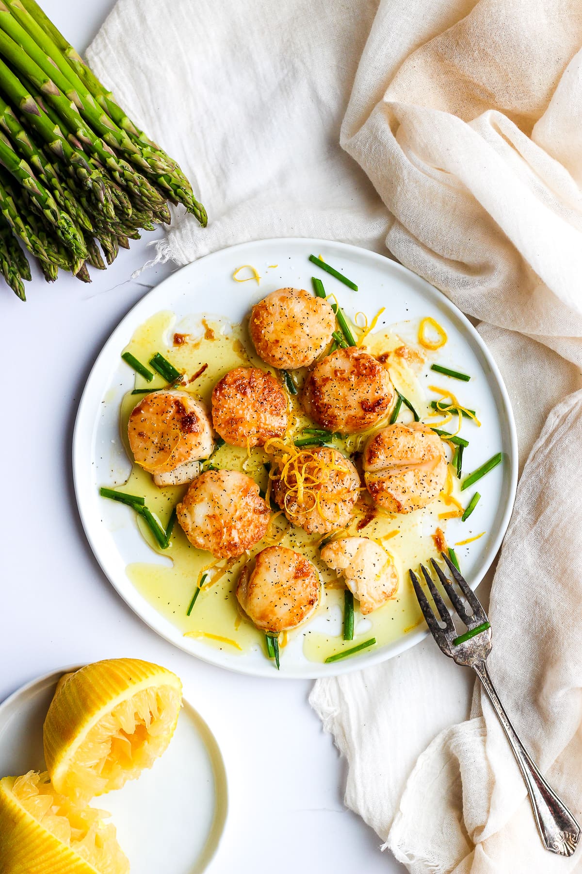 Fresh Lemon Butter Scallops 