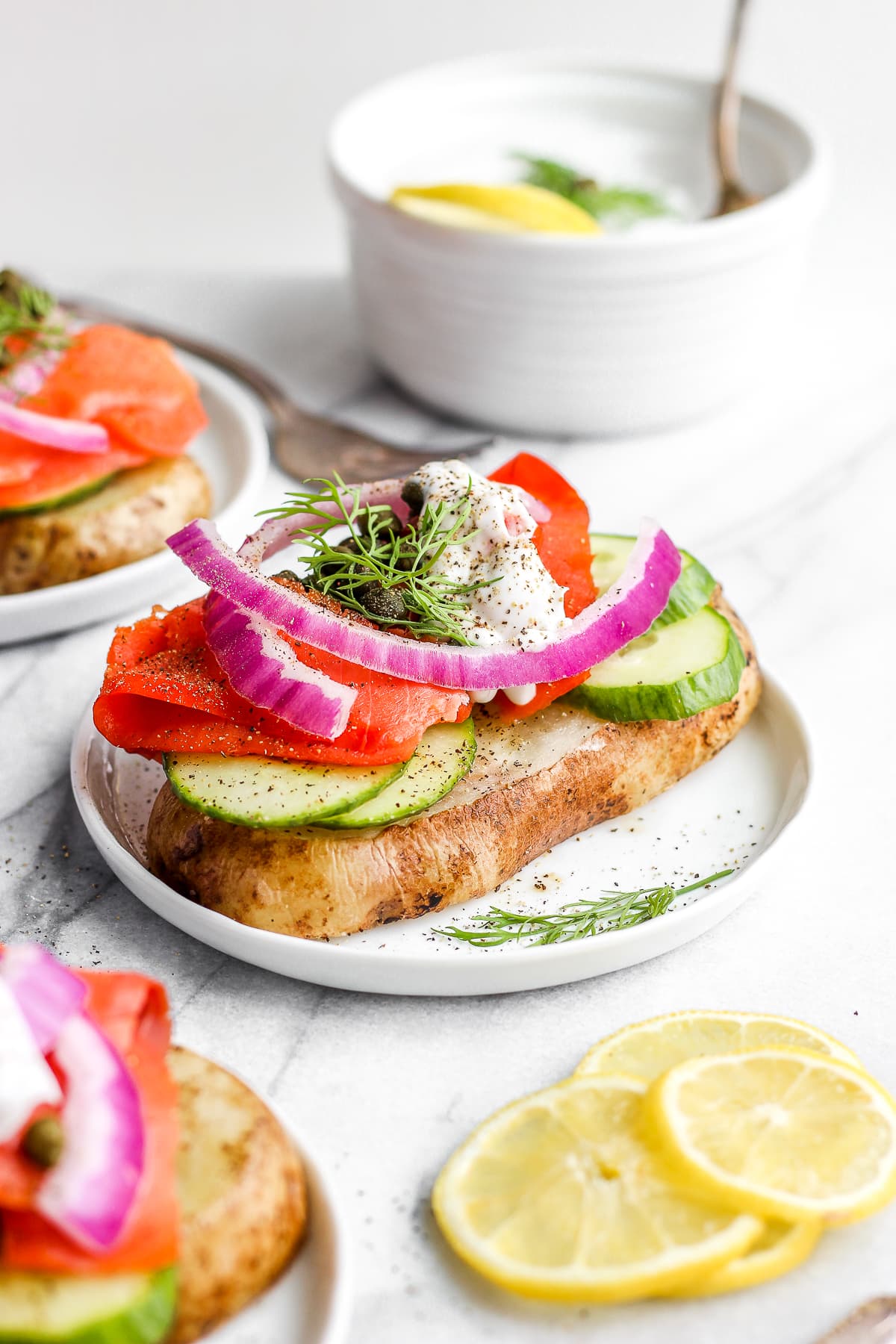 Light and Delicious Lox Breakfast Toast 