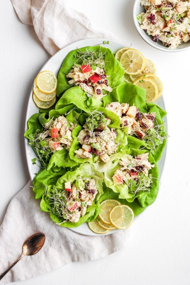 Make Ahead Apple Chicken Salad - the perfect meal prep salad! #whole30 #paleo