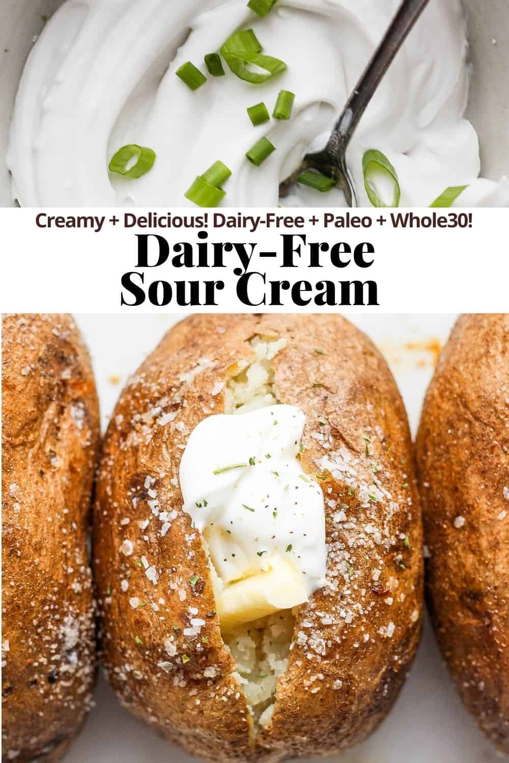 Vegan Sour Cream, Dairy Free Sour Cream Style