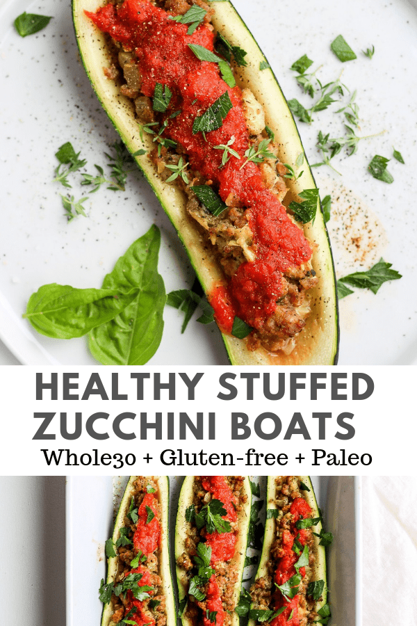 Healthy Stuffed Zucchini Boats