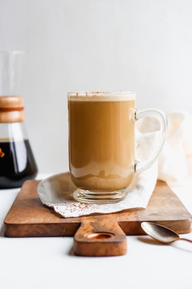 Creamy Cinnamon Cold Brew Cashew Latte 