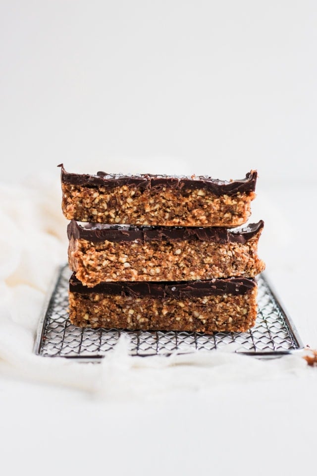 Raw Cashew Chocolate Breakfast Bars