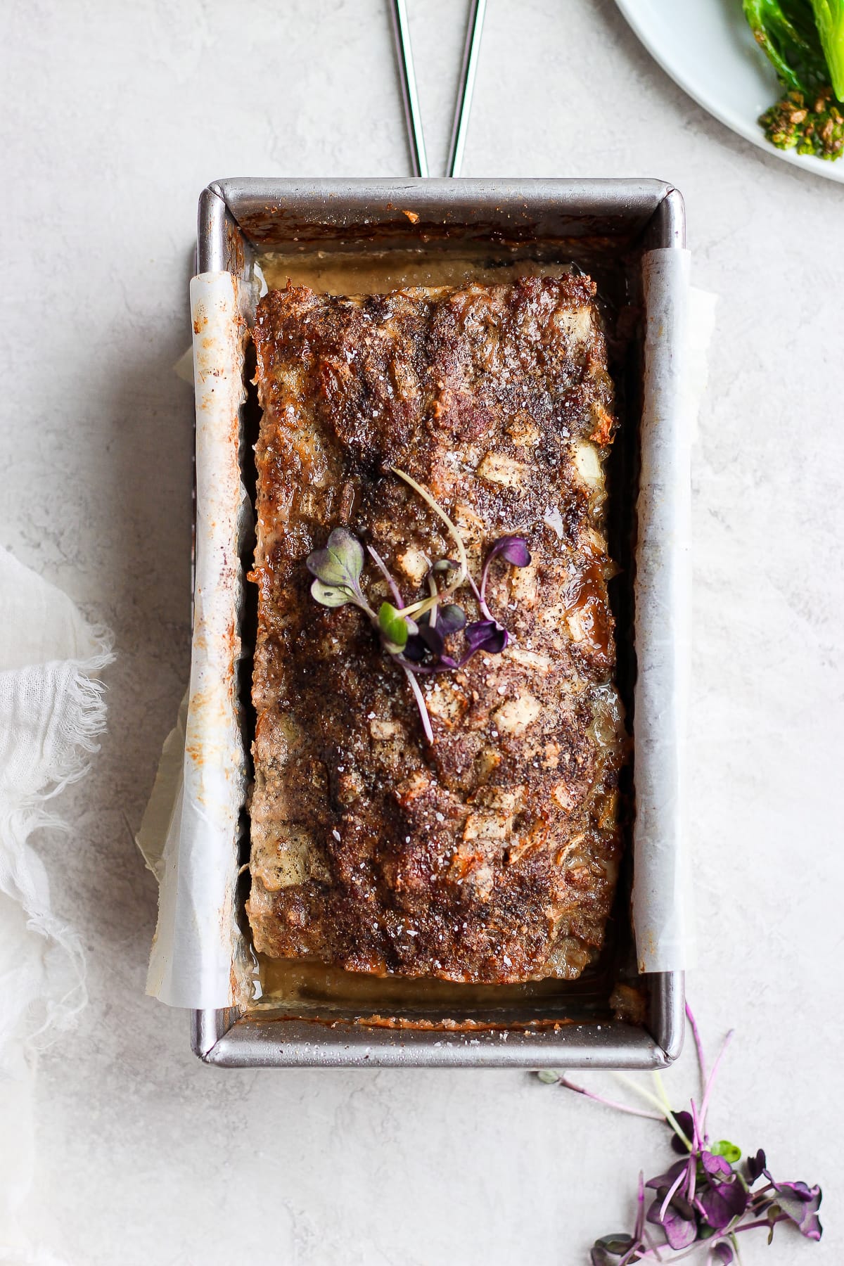 The best homemade healthy meatloaf.