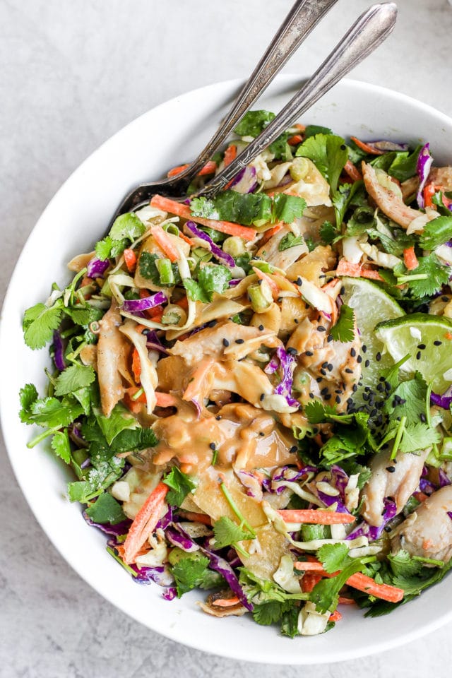 20 Minute Asian Chopped Rotisserie Chicken Salad