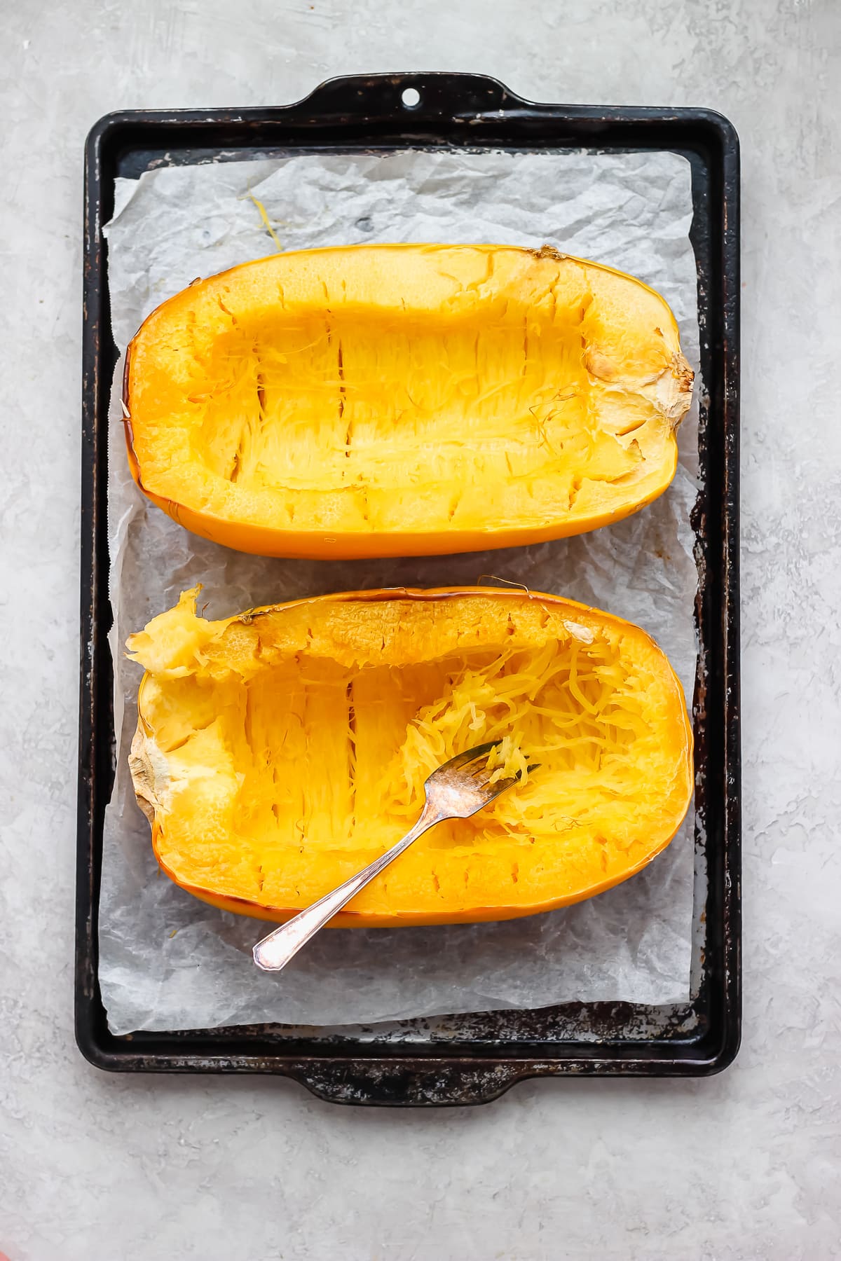 How To Roast Spaghetti Squash In The Oven The Wooden Skillet