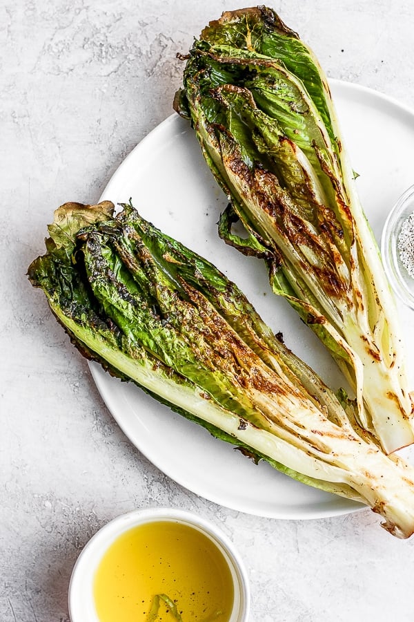 The best grilled romaine lettuce.