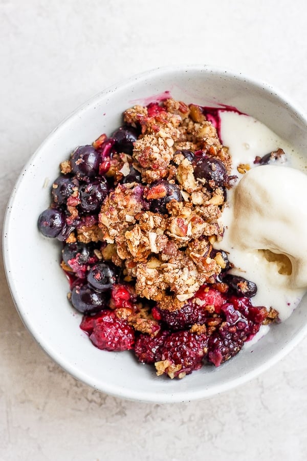 Berry Crisp Recipe (Gluten-Free + Paleo) - The Wooden Skillet