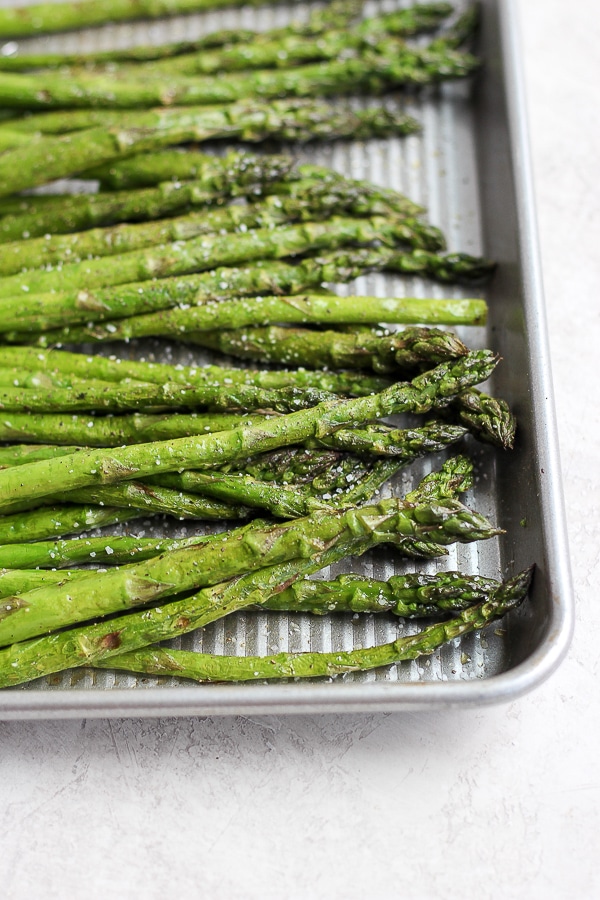 A simple grilled asparagus recipe.