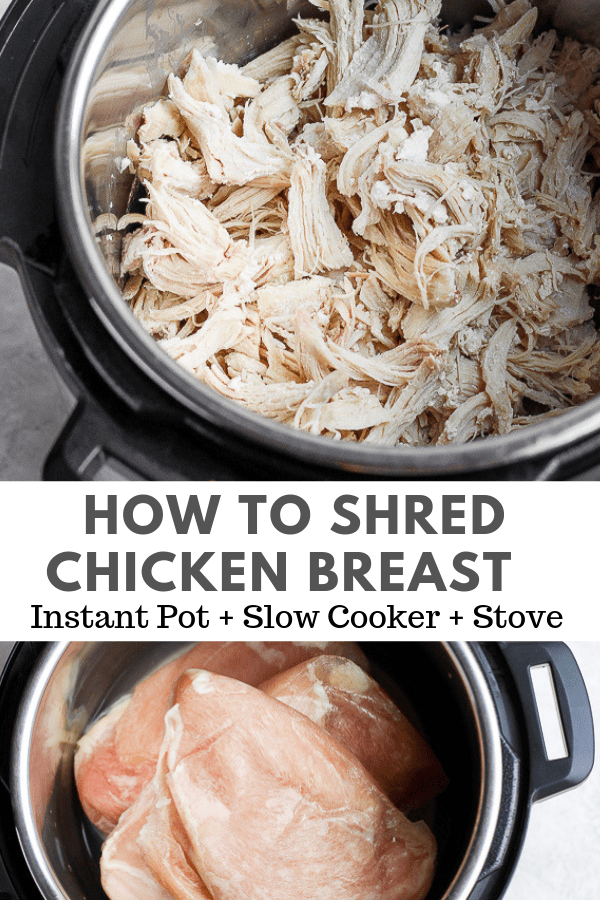 how to shred chicken breast