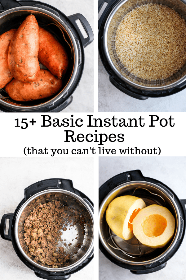 basic instant pot recipes 