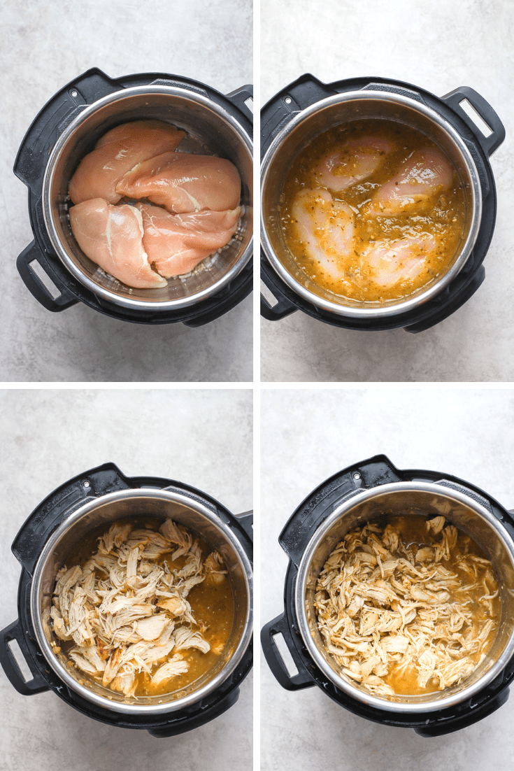 How to make salsa verde chicken in an instant pot. 
