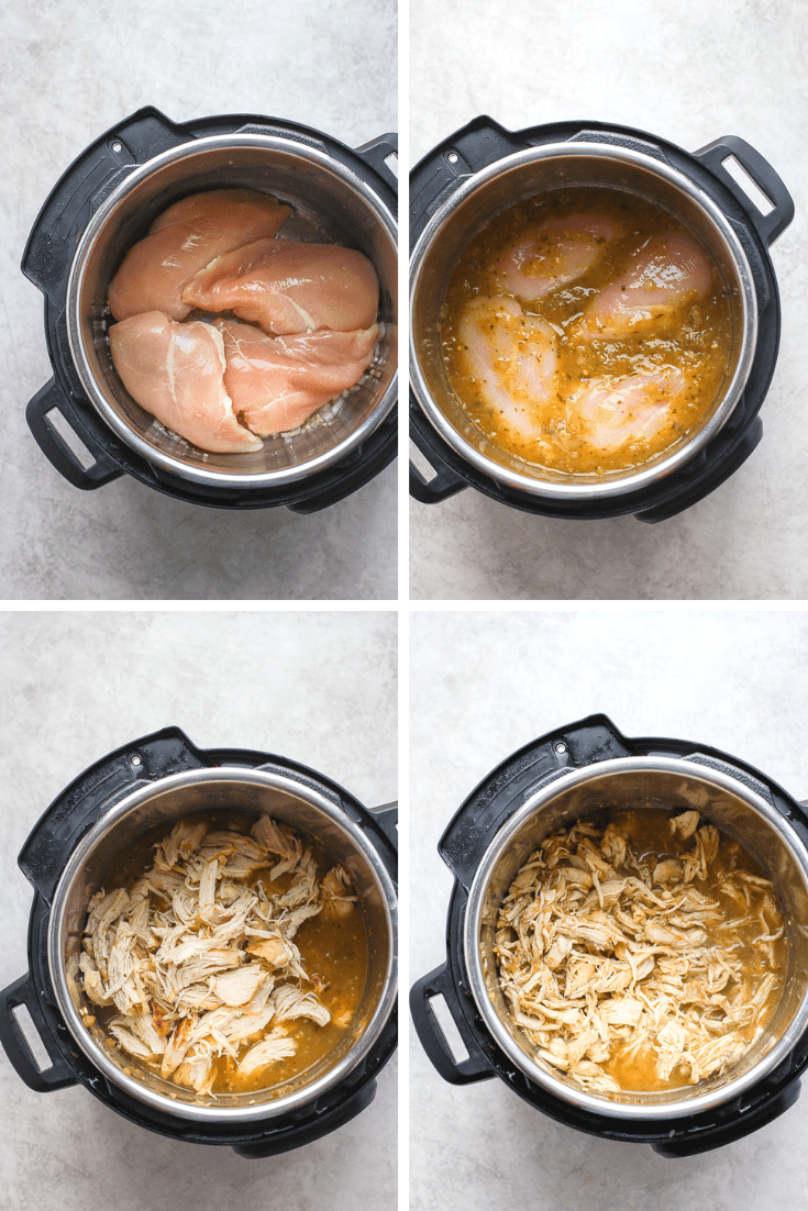 3-Ingredient Slow Cooker or Instant Pot Salsa Verde Chicken – What