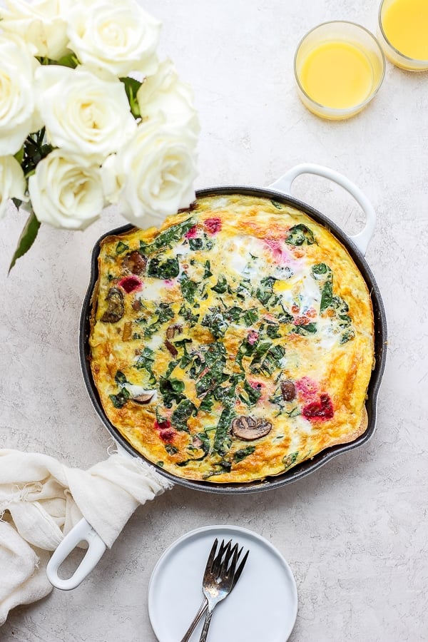 The best recipe for an easy vegetable frittata.